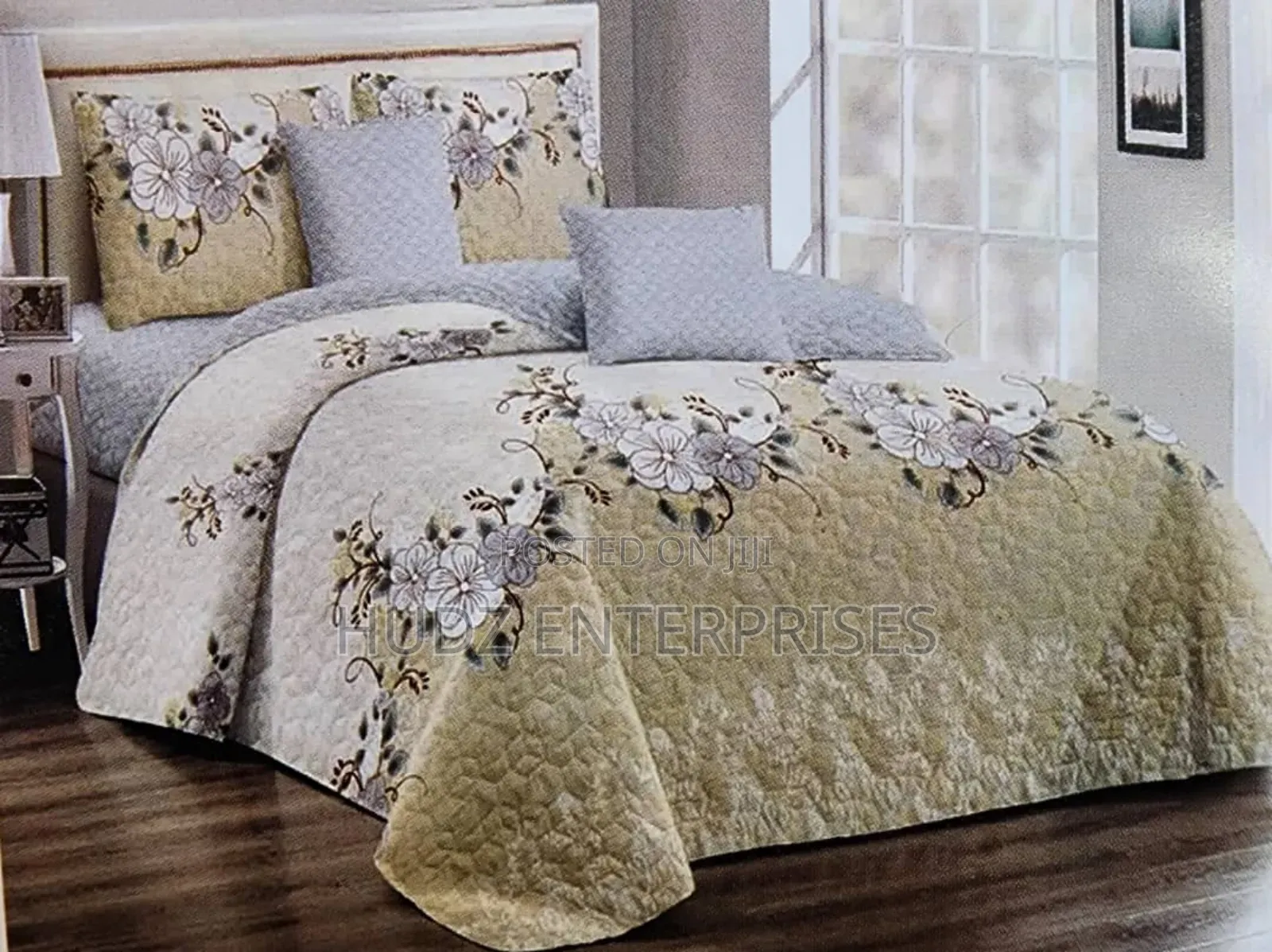 4pcs Bedspread 6*6 Flowered