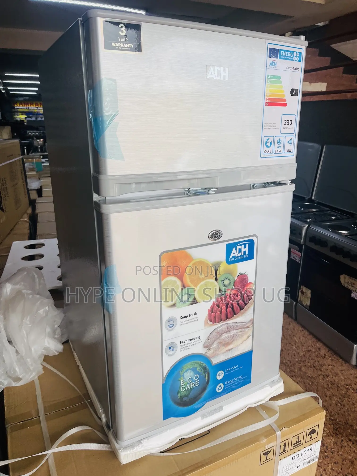 Adh Home Double Door Fridge