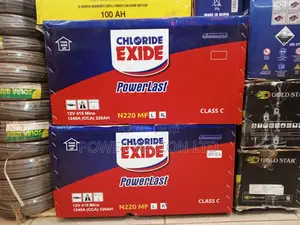 N220 / 220ah Chloride Exide Car Battery Power Last TENNA