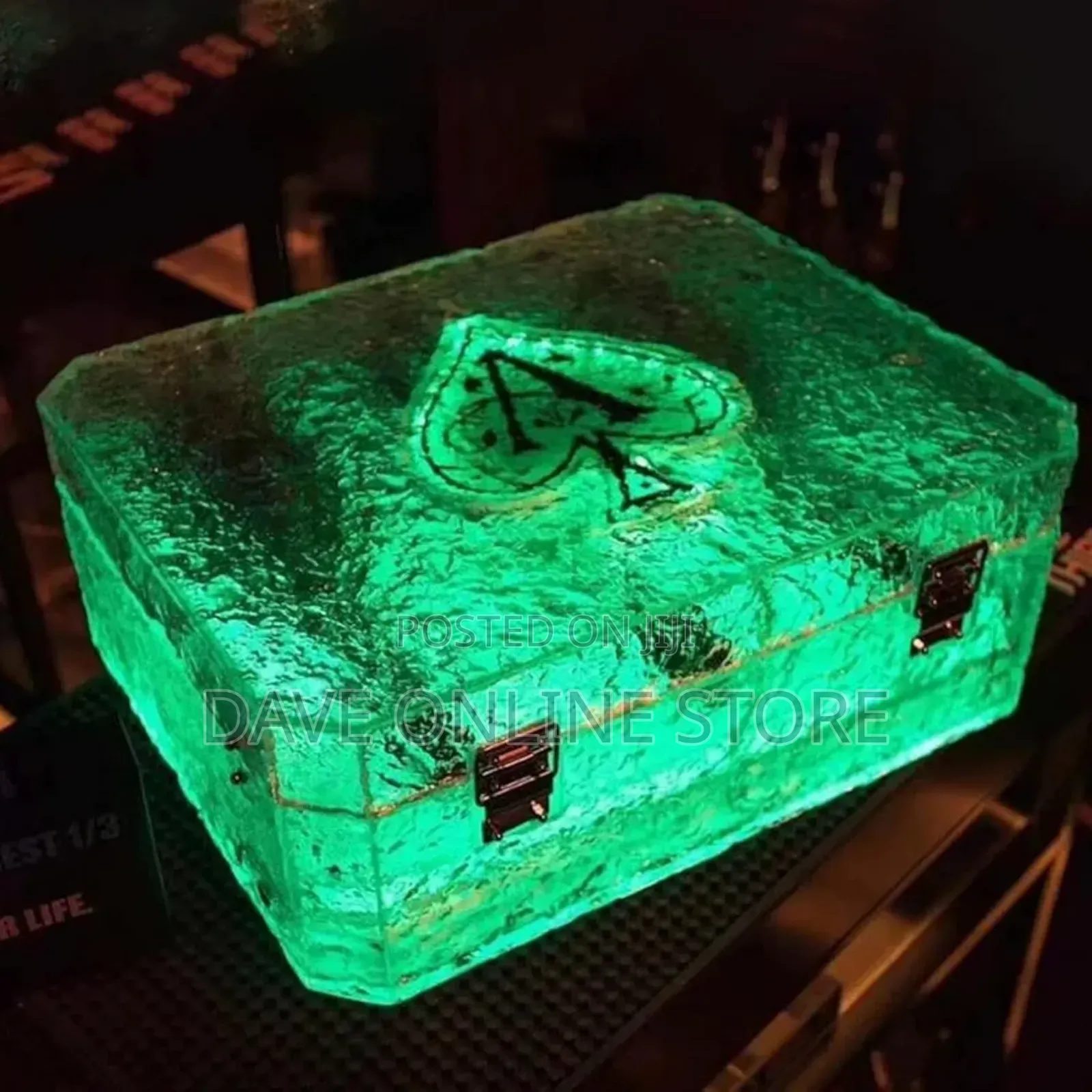 LED Champagne Bottle Presenter With Remote Control Bar