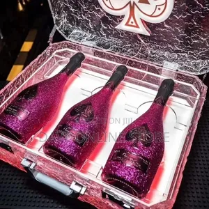 LED Champagne Bottle Presenter With Remote Control Bar