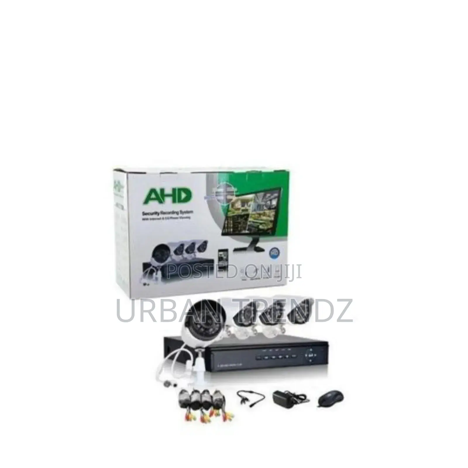 AHD DVR 4 Channel CCTV Full Kit With4 *2MP Bullet IP Cameras