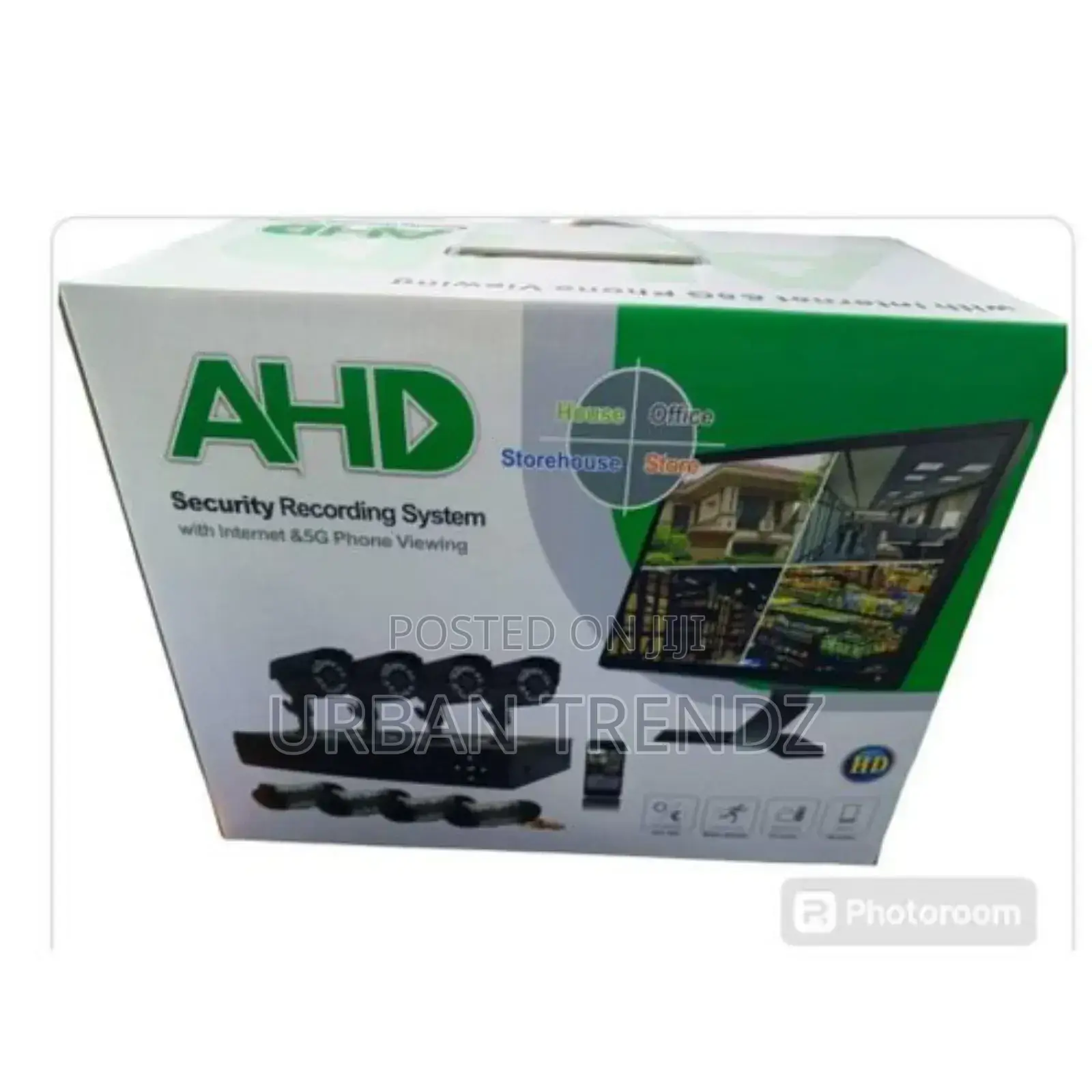 AHD DVR 4 Channel CCTV Full Kit With4 *2MP Bullet IP Cameras