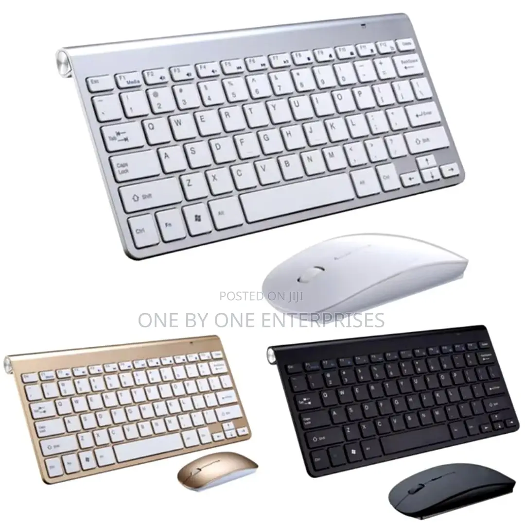 Slim Wireless Keyboard and Mini Optical Mouse Set