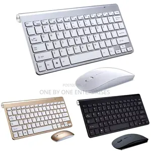 Slim Wireless Keyboard and Mini Optical Mouse Set