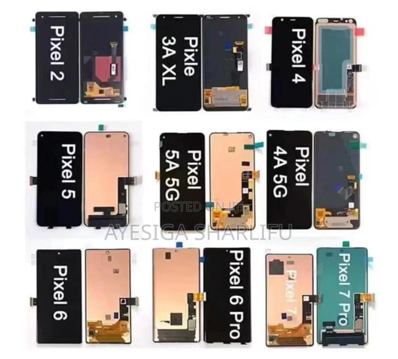 Google Pixel 3A,3axl Original Screens