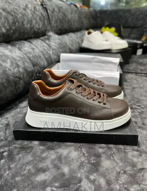 New Men’S Boss Leather Sneakes in Stock