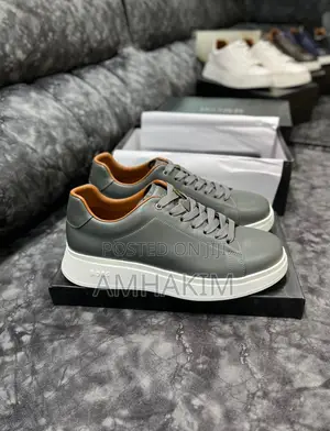 New Men’S Boss Leather Sneakes in Stock