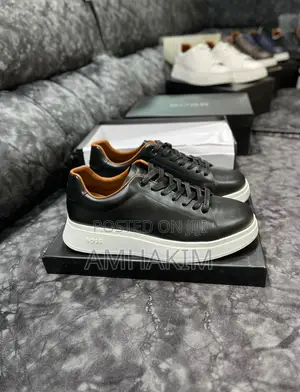 New Men’S Boss Leather Sneakes in Stock