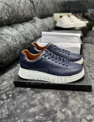 New Men’S Boss Leather Sneakes in Stock