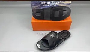 New Men’S Leather Crossed Sandals in Stock