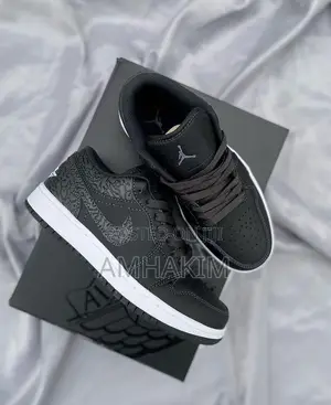 New Nike Air Jordan 1 Low Black in Stock