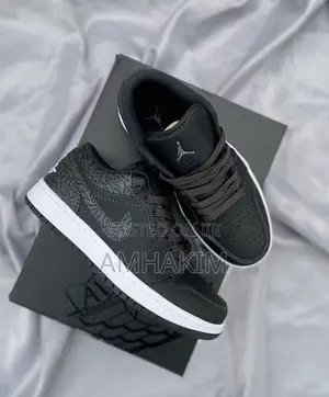 New Nike Air Jordan 1 Low Black in Stock