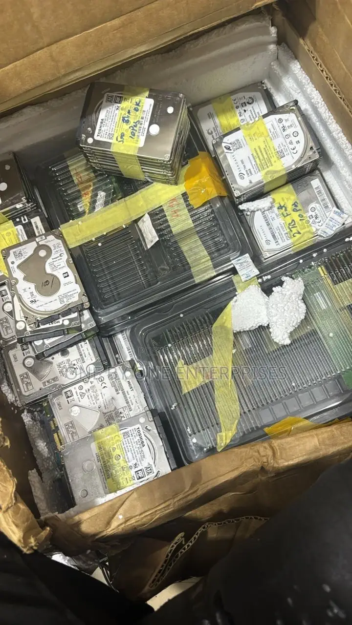 Hard Disk Capacities Available