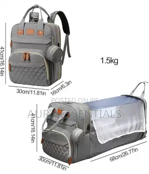 Mommy Bag Multifunctional Backpack Portable Crib