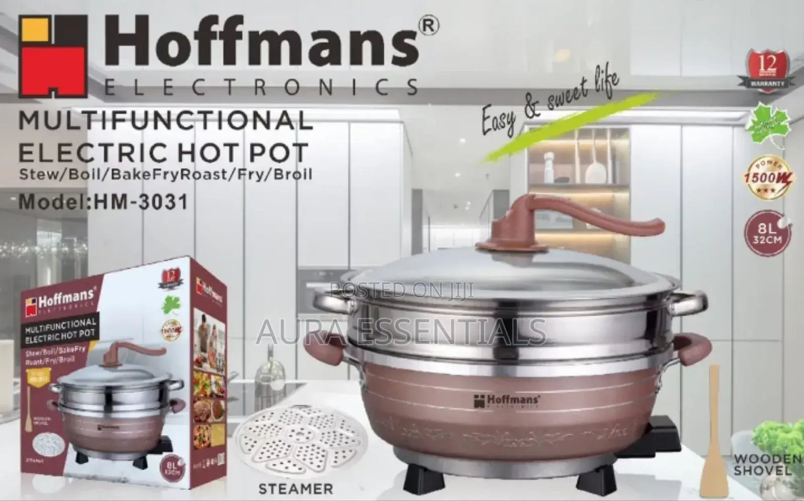Original Hoffman Multifunction Electric Hot Pot