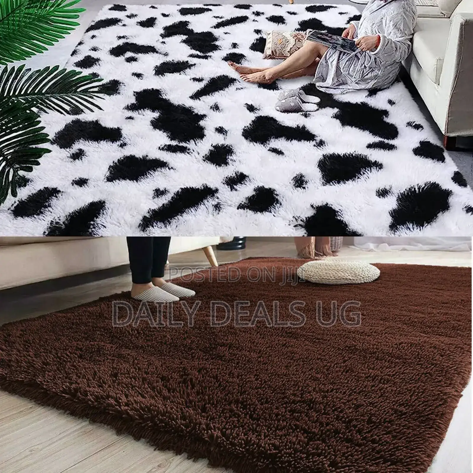 Black Nd White Center Carpet