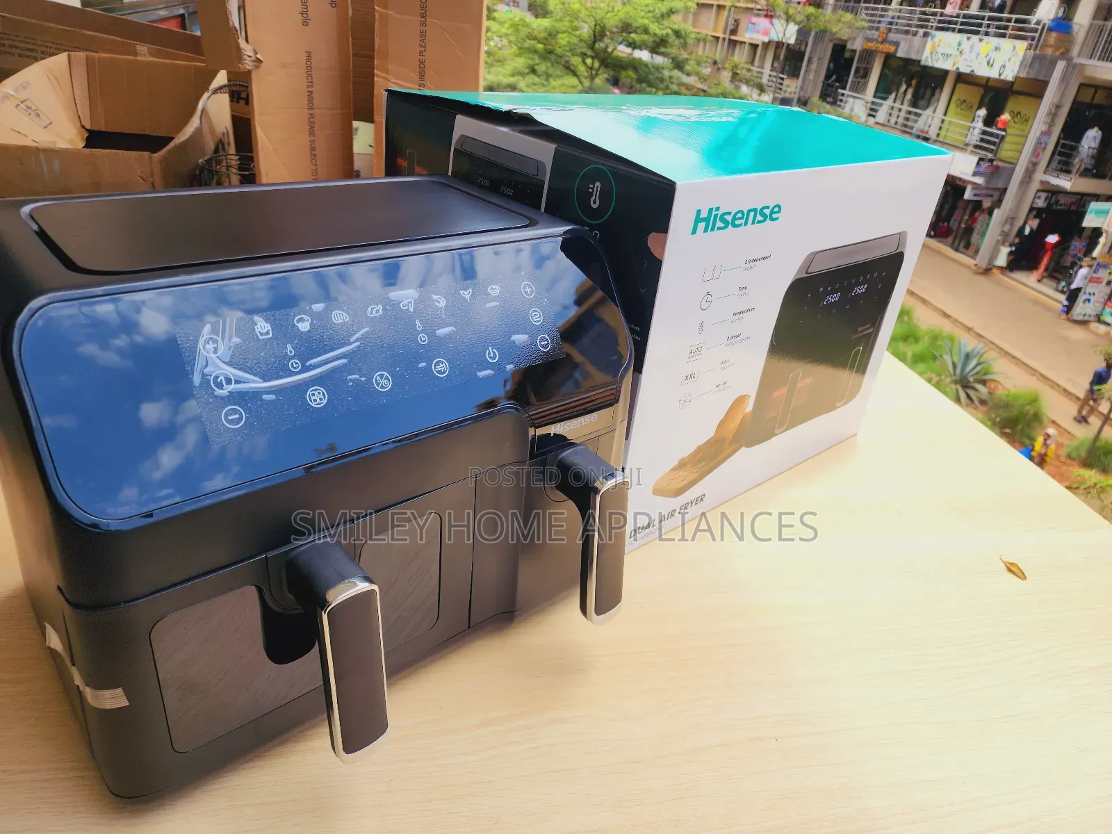 8.8ltrs Hisense Dual Airfryer