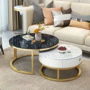 Modern Metal Stools With Golden Colour Call