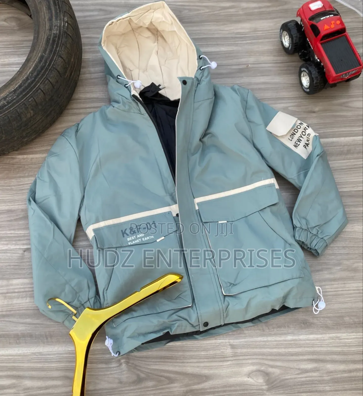 Luxury Swagger Jacket Blue Green