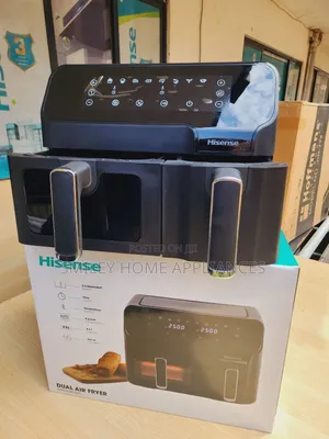 Hisense Dual Airfryer 8.8ltrs Black Color