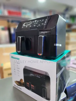 Hisense Dual Airfryer 8.8ltrs Black Color