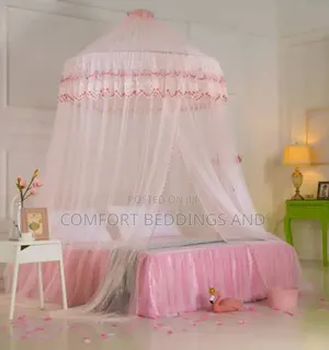 King Size Round Mosquito Net Pink