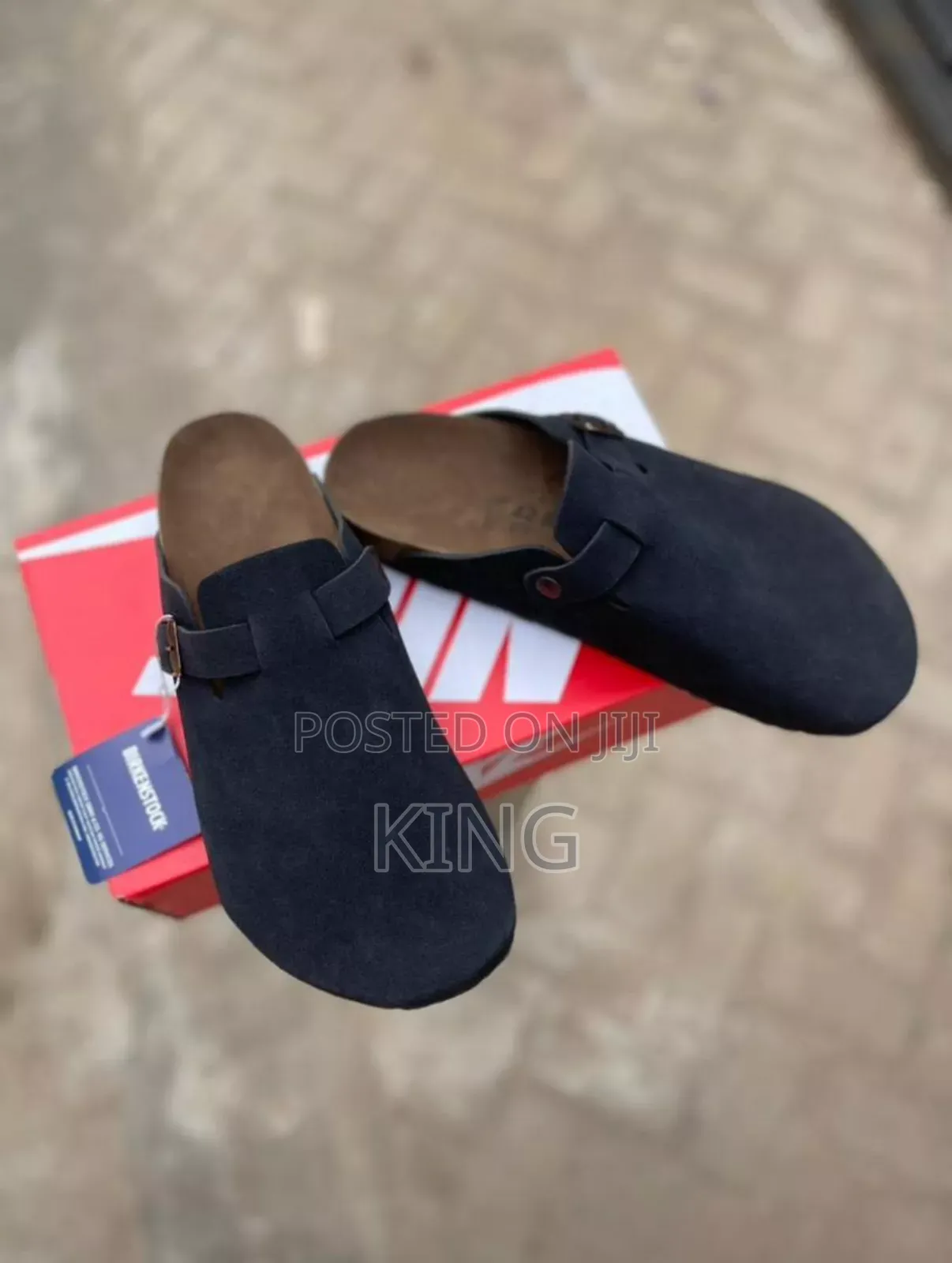 Black Birkenstock Open Clog