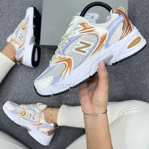 Orange White New Balance 530