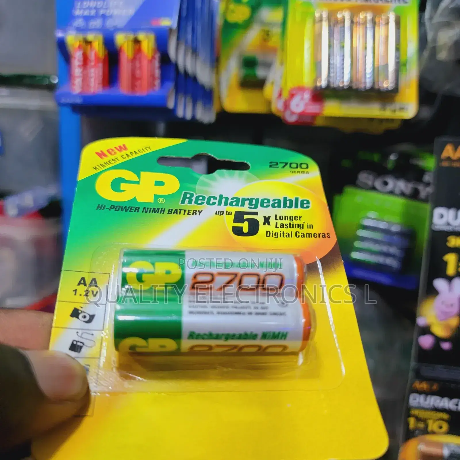 Gp Rechargeable Batteries All Sizes