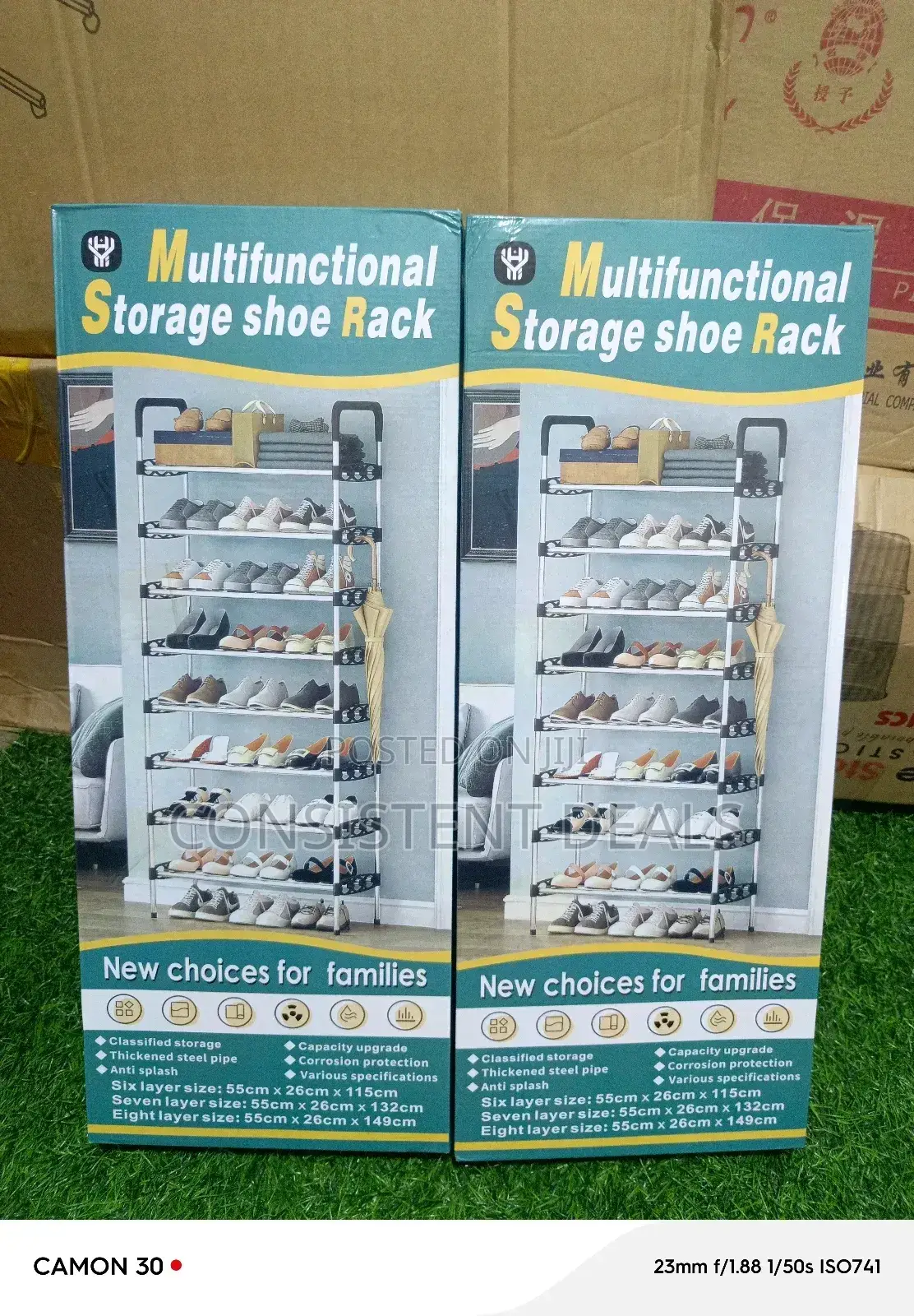 Multi Layer Multifunctional Storage Shoe Rack