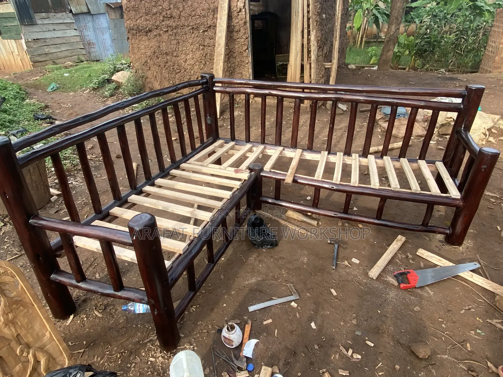 Eucalyptus Craft L Shape Seats