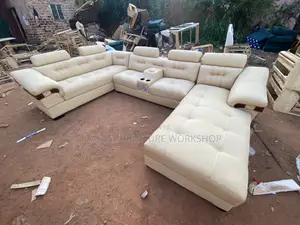 Modern U Shape Leather Sofa