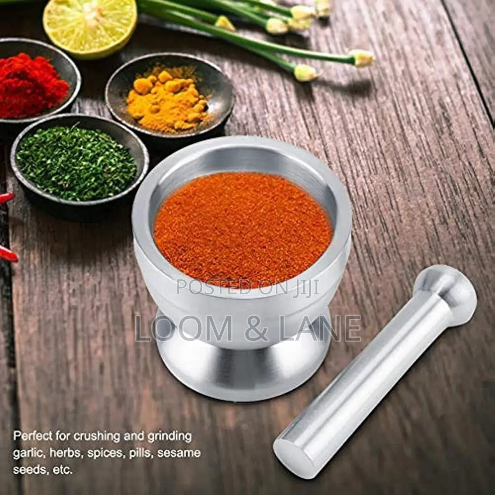 Stainless Steel Mortar and Pestle