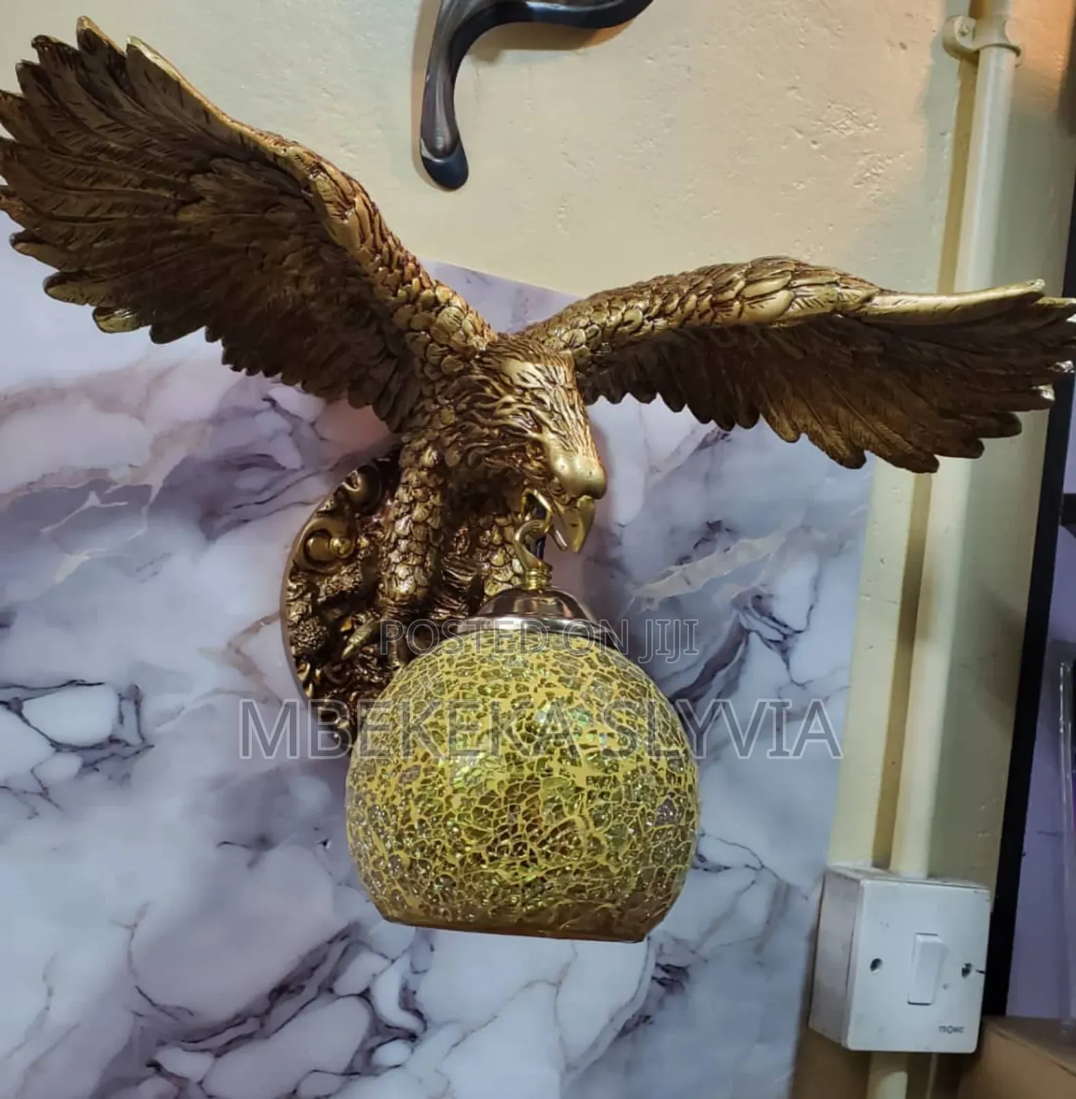 Nordic Resin Eagle Wall Deco Lamp