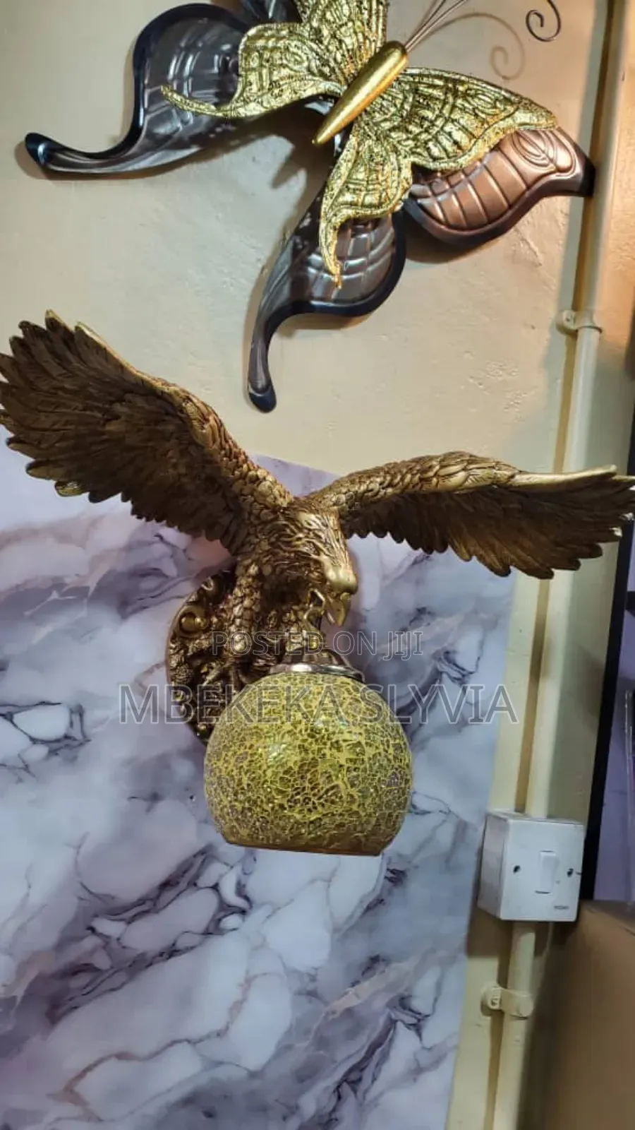 Nordic Resin Eagle Wall Deco Lamp