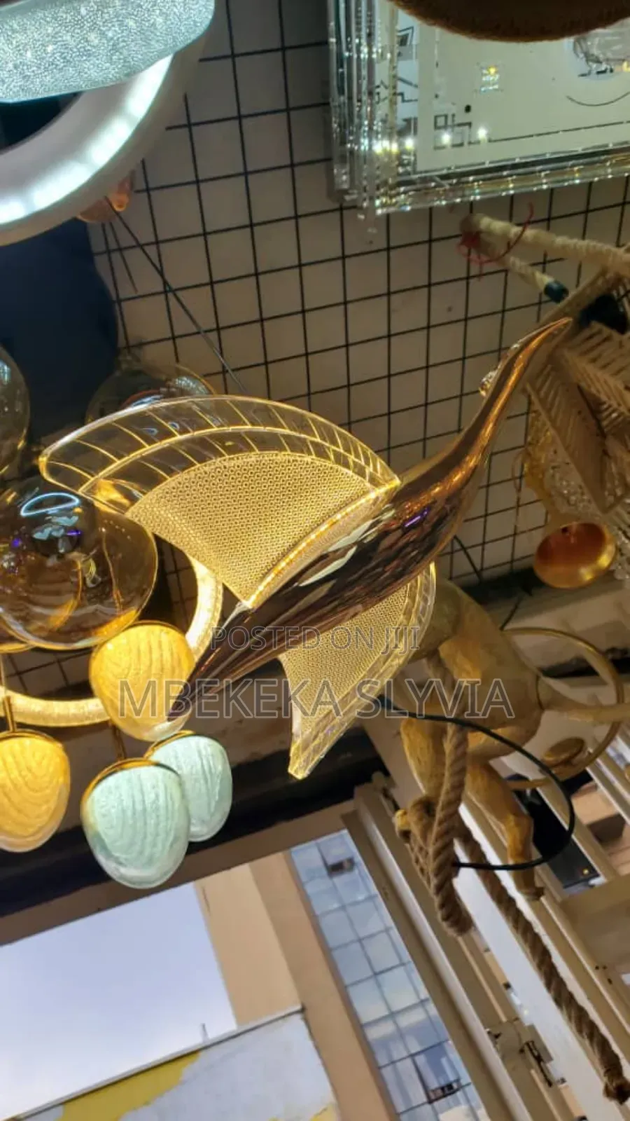 Nordic Resin Eagle Wall Deco Lamp