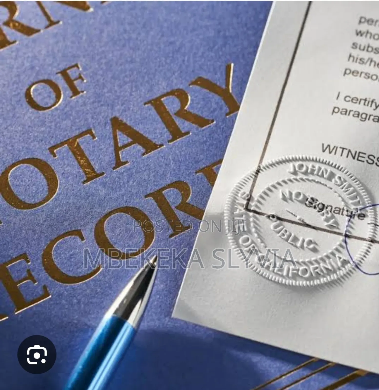 Notorizing Legal Documents