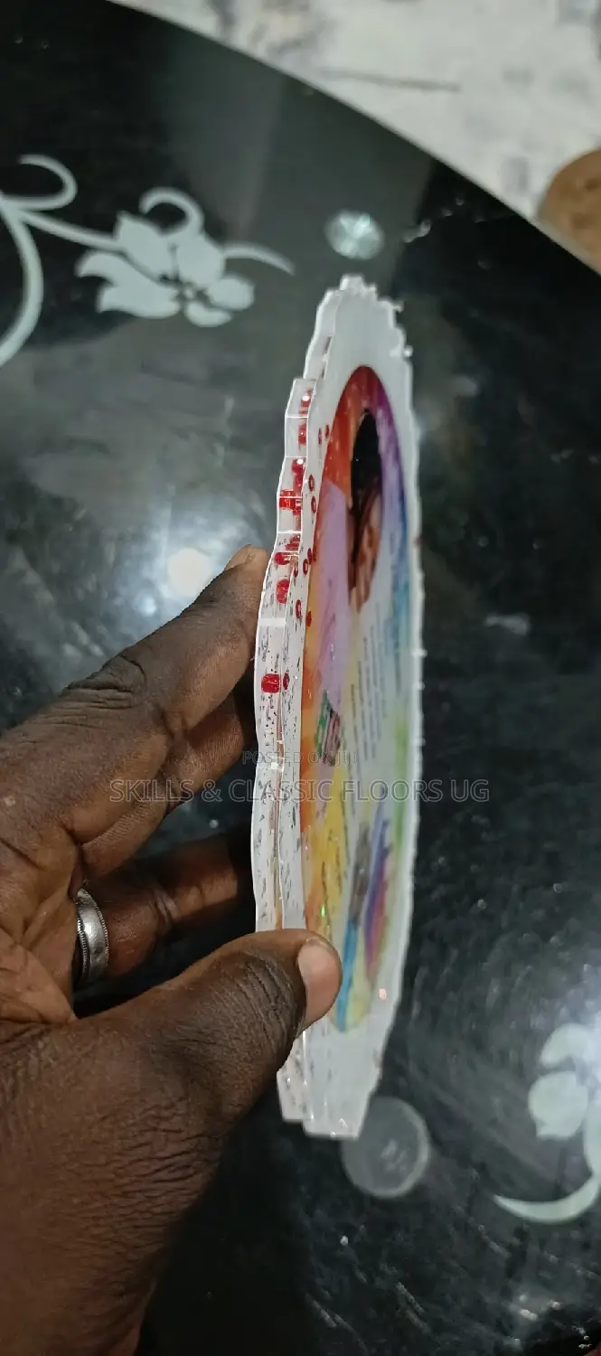 Glass Success Card Resin