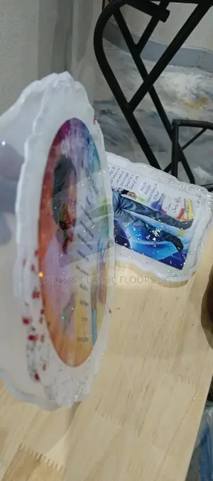 Glass Success Card Resin