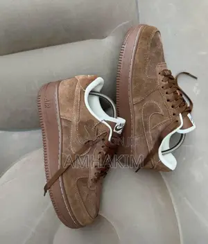 New Leather Suede Nike Air Force 1 Cacao in Stock