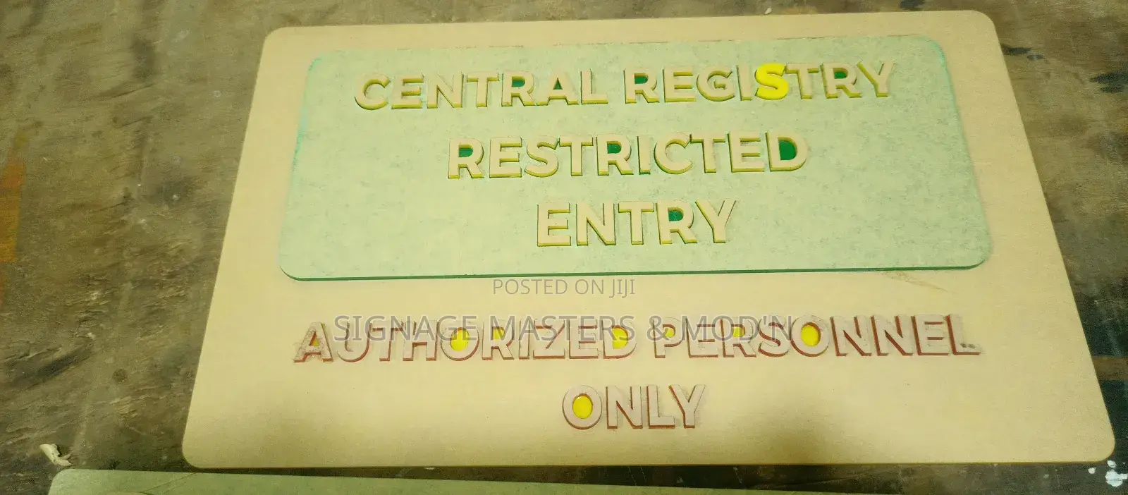 Office Door Labels