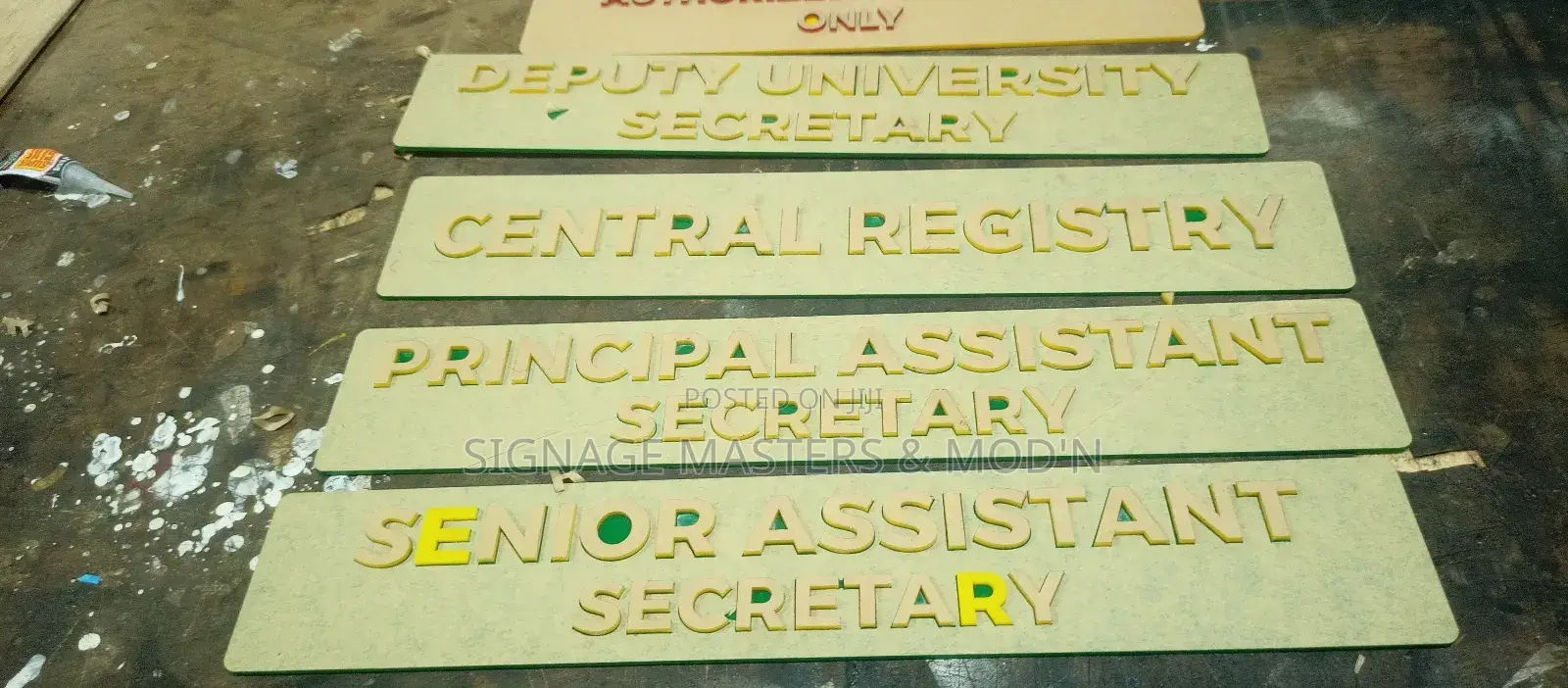 Office Door Labels