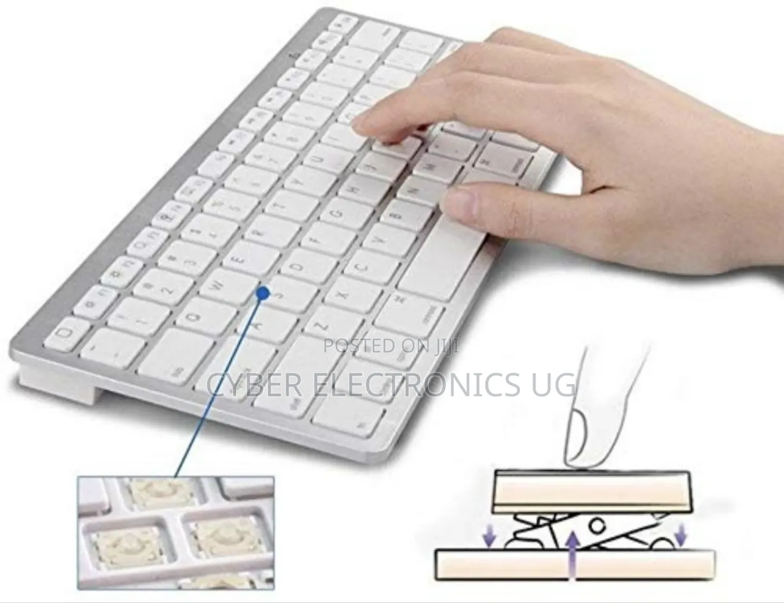 Slim Mini Bluetooth Wireless Keyboard Multimedia Keyboard