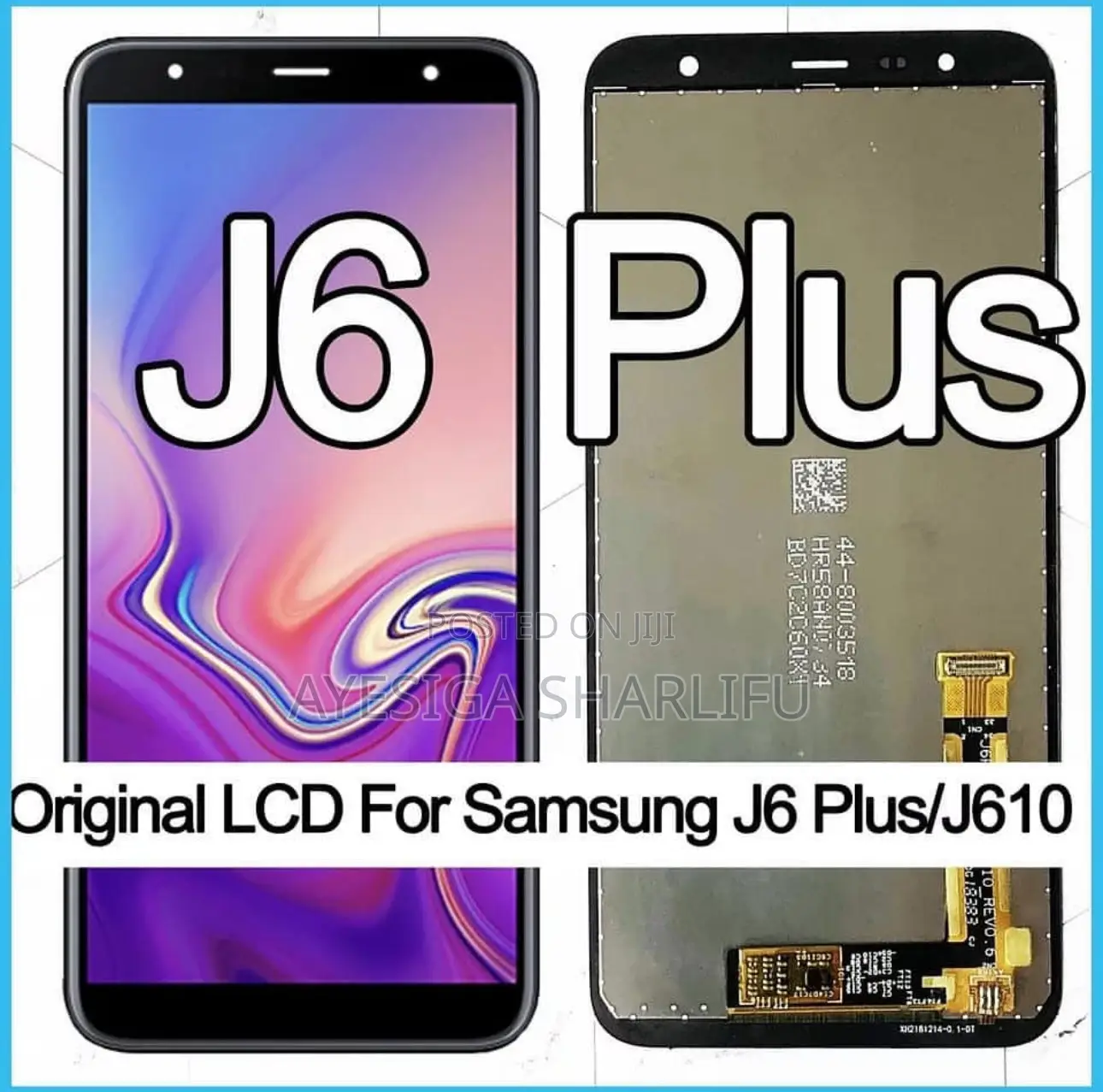 Samsung Galaxy J6plus Screen