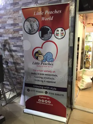 Quality Pull Up Banners Height of 2meters and Width of 80cm