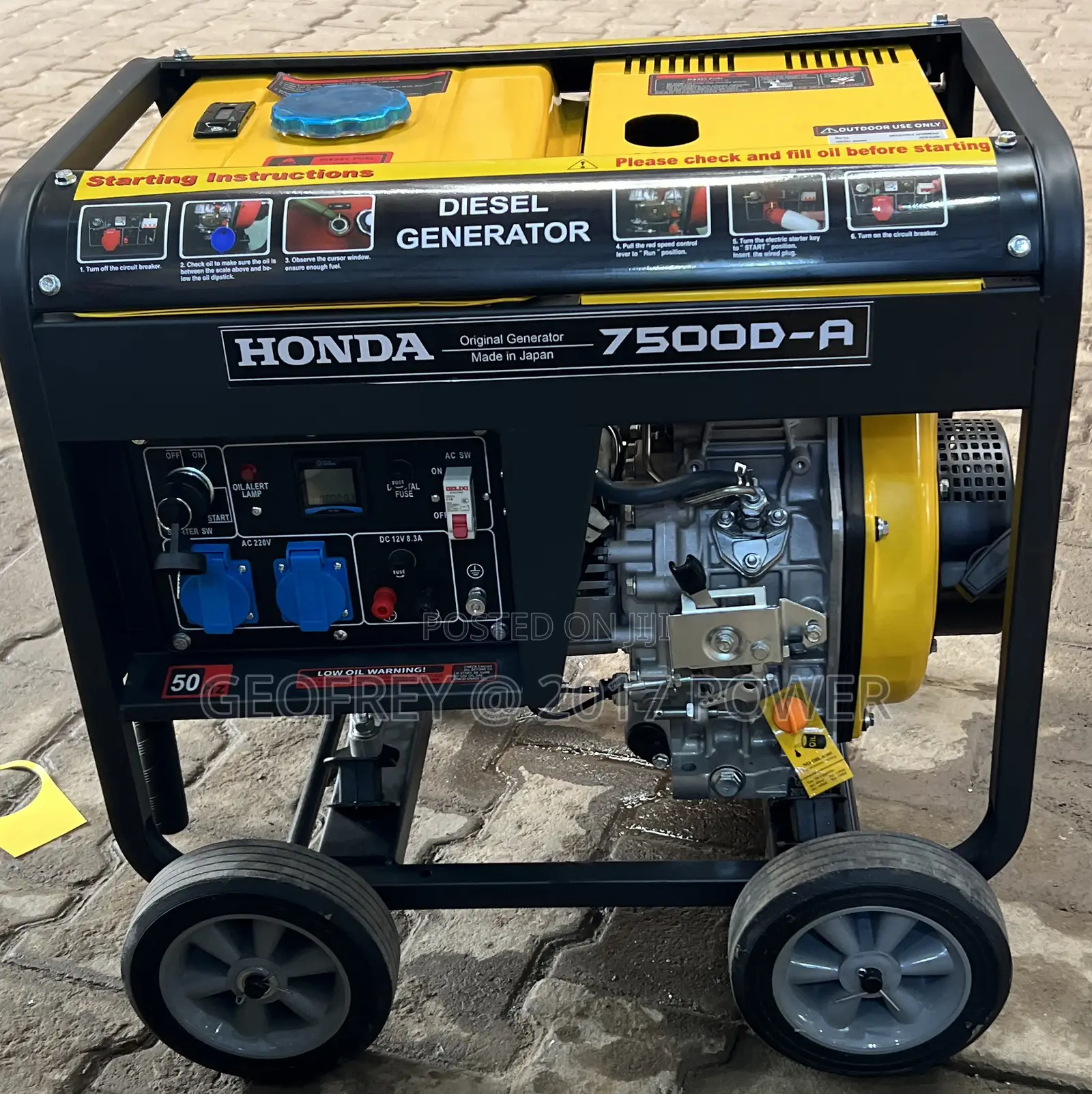 Honda 7500 Diesel 7kva