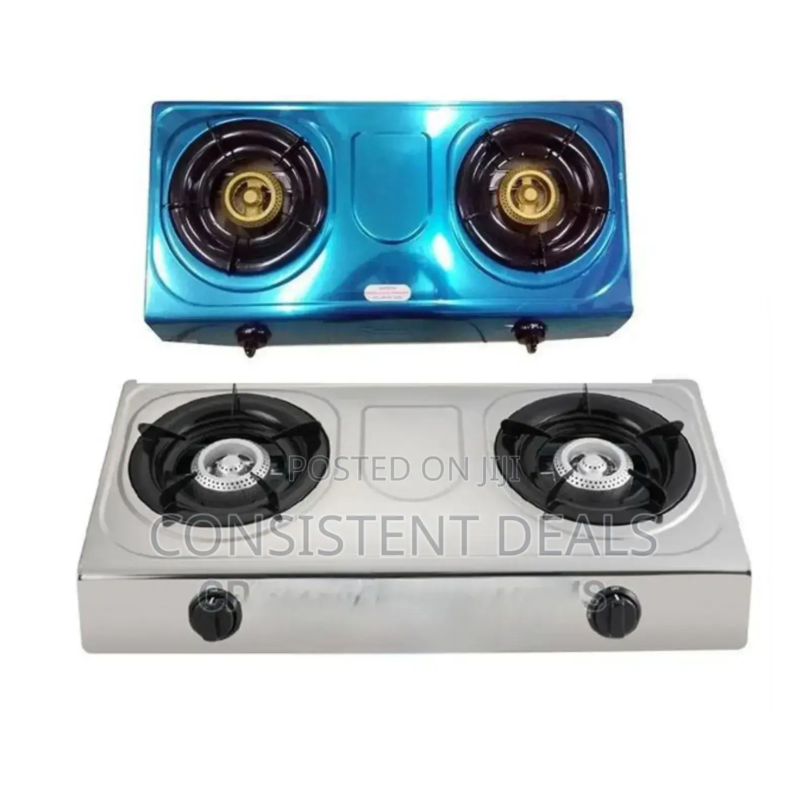 ADH Stainless Steel Double Gas Stove