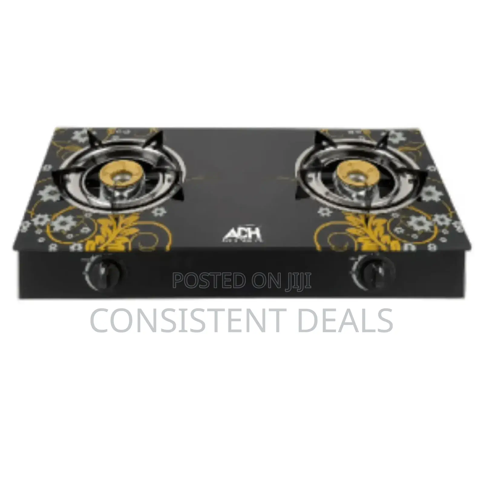ADH Glass Double Gas Stove