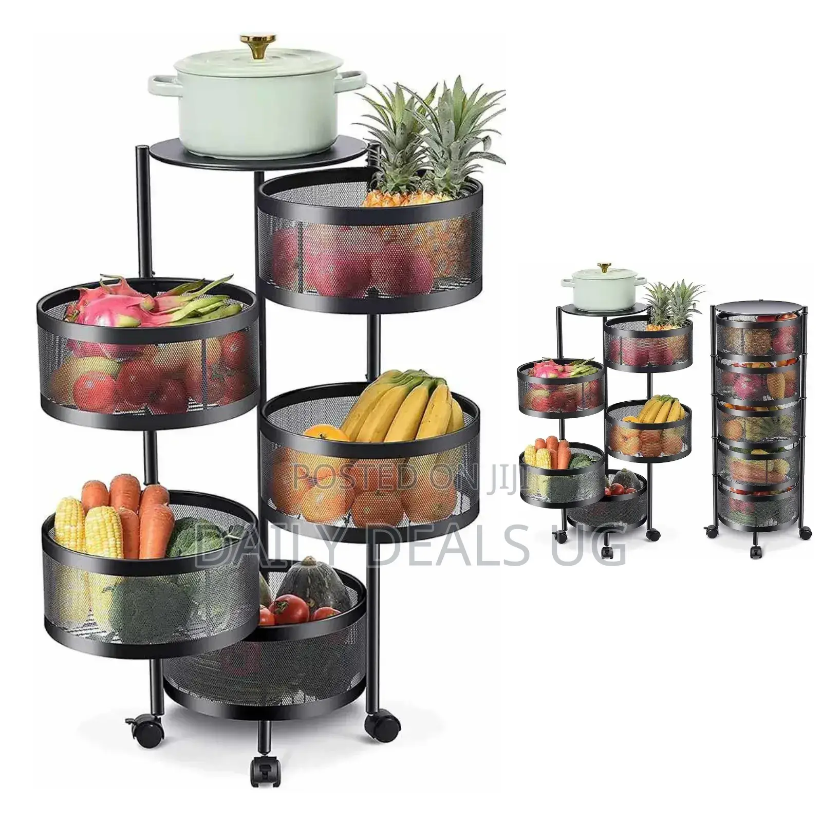 Rotating Vegetable Storage Rack